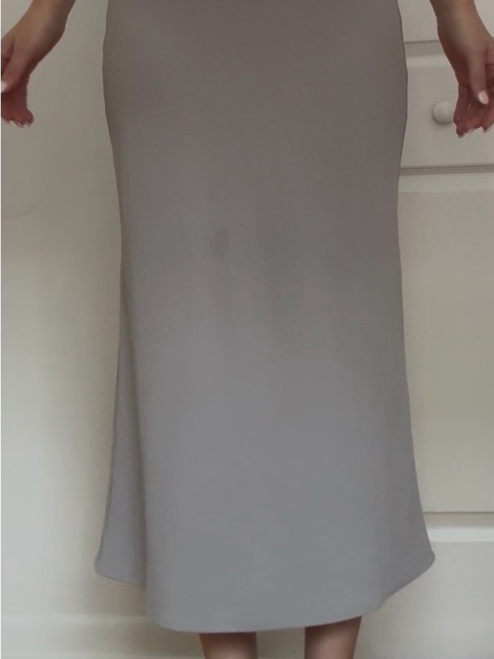Wilfred White Maxi Slip Skirt - Picture 4 of 5
